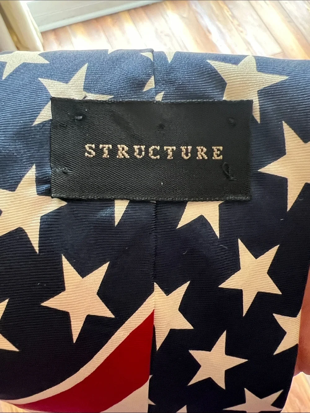 American Flag Pattern Men's Tie - Red, White & Blue